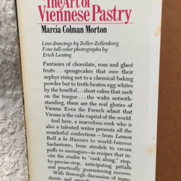 PASTRY VIENNESE  1969 Gourmet Pastry Recipes from Vienna - Picture 3 of 12